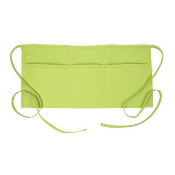 *Lot Of 6* Kitchen Apron Waist Lime Green Cooking Art Tools Painting Handyman - Picture 6 of 6